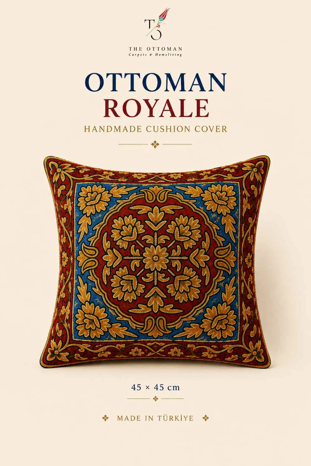 Ottoman Royale Handmade Cushion Cover