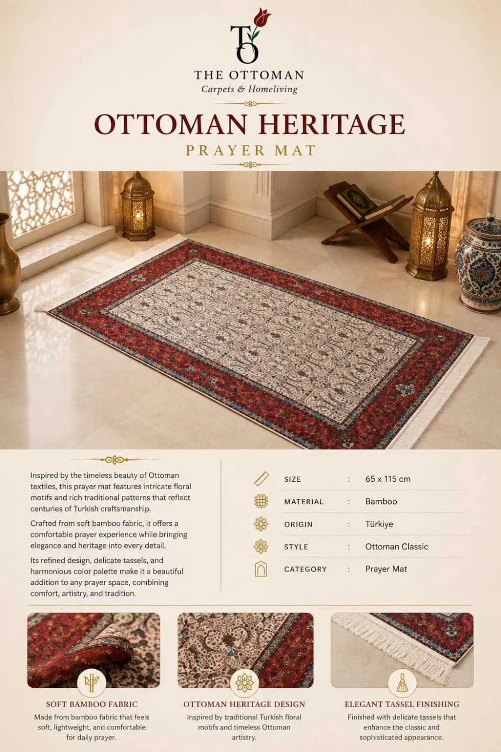 Ottoman Heritage Prayer Mats
