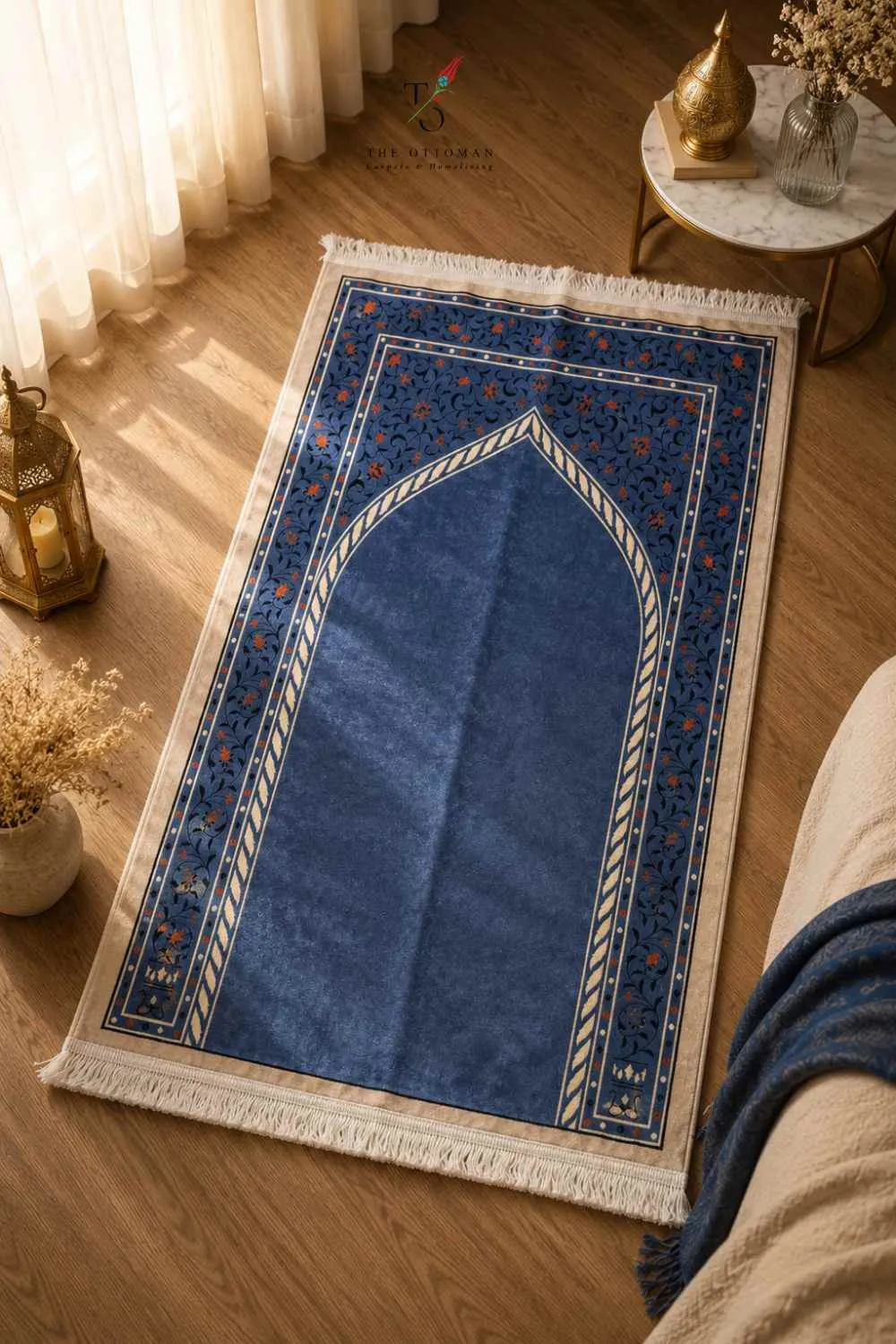 OTTOMAN HERITAGE SILK ART PRAEYER RUG