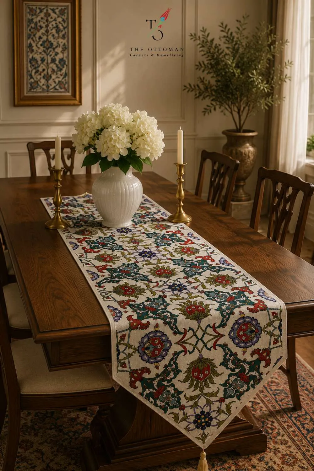 Ottoman Imperial Garden Table Runner